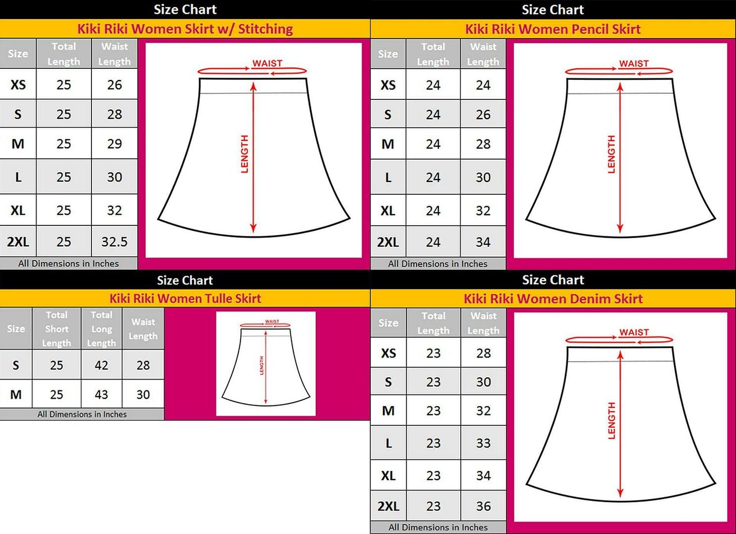 KIKI RIKI Women's Stretchy Nylon Lycra Pencil Skirt 41761 - Perfect for Office Wear, Cocktail Parties & Formal Occasions