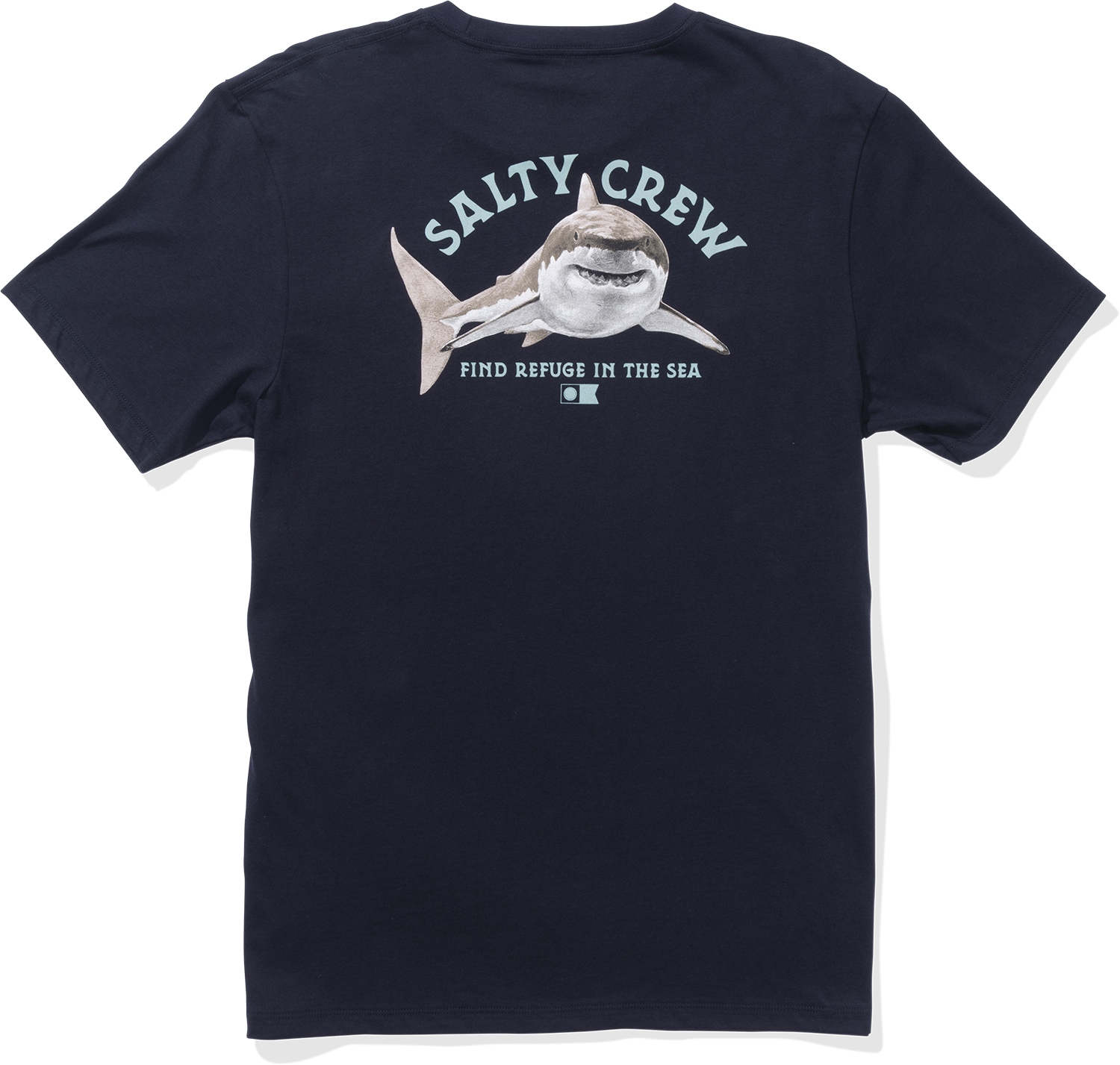 Lurking Short Sleeve T-Shirt for Men - Navy Blue Casual Cotton Tee - Perfect for Everyday Wear, Street Style & Summer Outfits