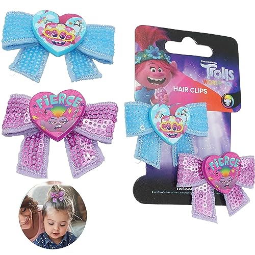 2Pcs Hair Bow Clips