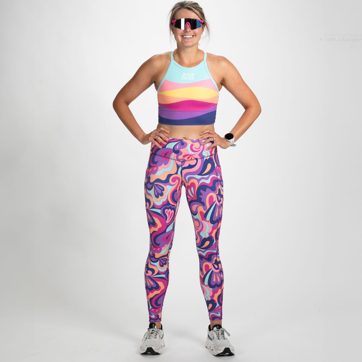 Women's Limited Edition Run Pulse Tight - High-Performance Compression Leggings for Running & Workouts | La Mer Collection | Perfect for Gym, Yoga & Active Lifestyle