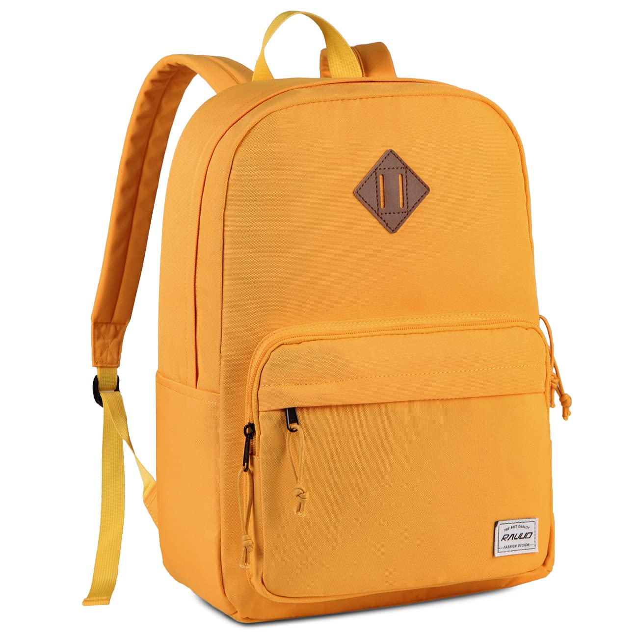 RAVUO Lightweight Classic School Backpack for Men & Women - Durable Bookbag for College, Work & Travel - Perfect Daypack for Students & Professionals