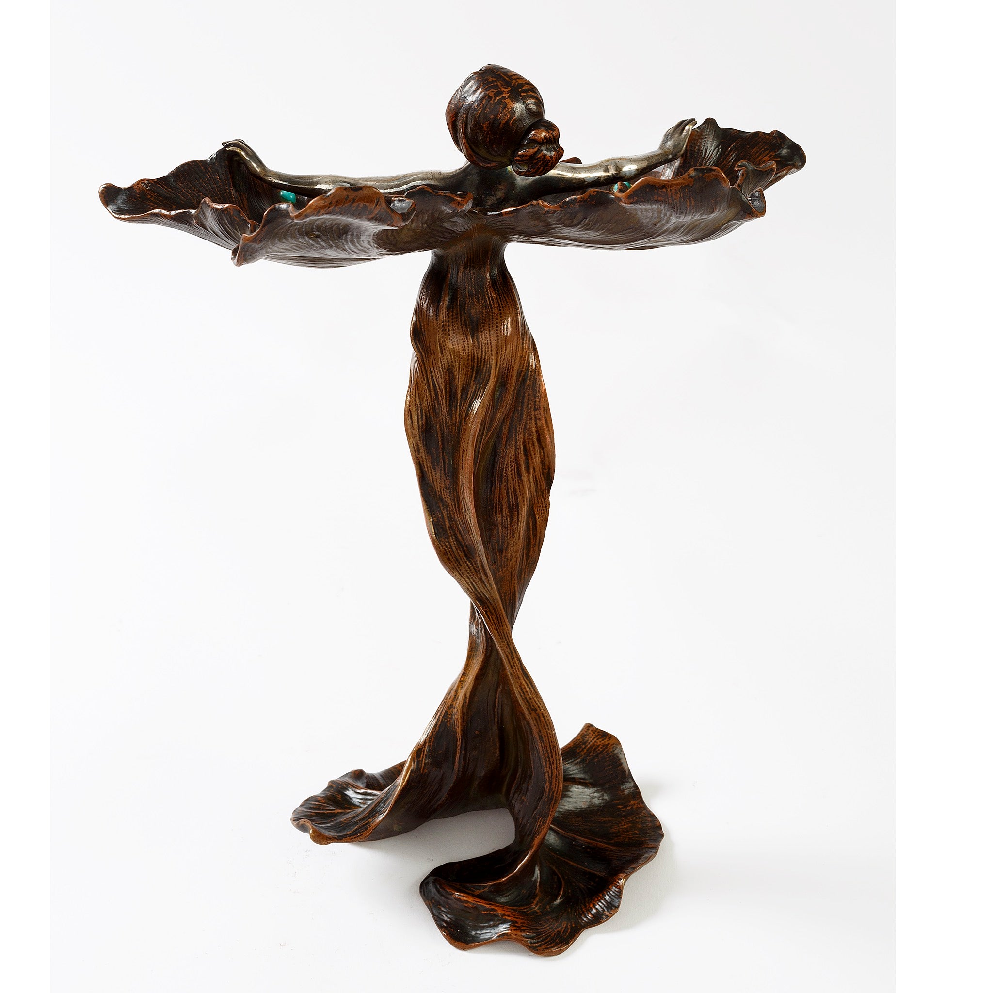 Louis Chalon (Attributed) Danse du Papillon Bronze Sculpture - Antique French Figurine, Butterfly Dance Art Statue, Home & Office Decoration, Collectible Gift for Art Lovers