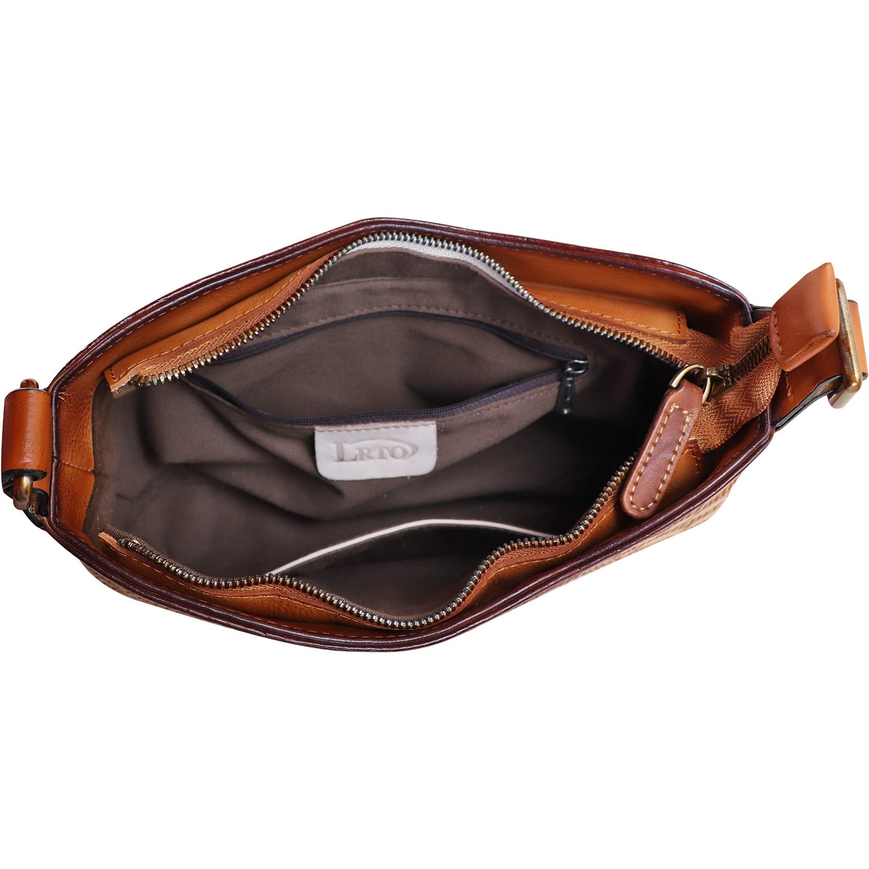Genuine Leather Satchel Hobo Handbag for Women - Crocodile Pattern Shoulder Bag for Work & Travel