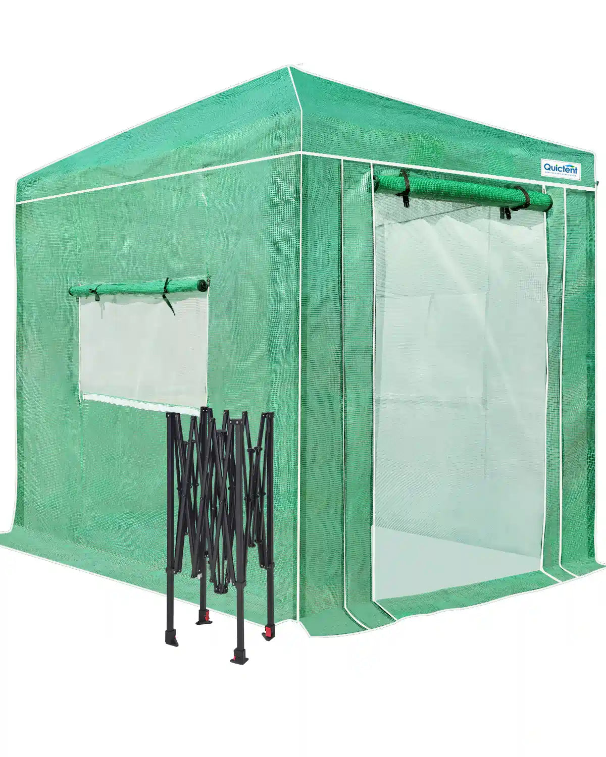 Pop Up Portable Walk in Greenhouse - Easy Setup Indoor Outdoor Garden Greenhouse for Plants, Flowers & Vegetables - Perfect for Patio, Backyard & Balcony Gardening