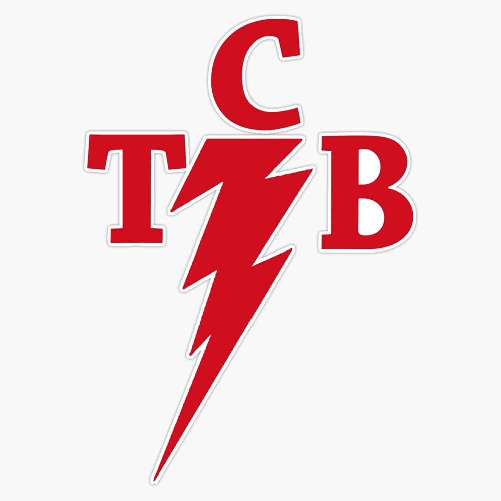 VHV TCB - Taking Care of Business Vinyl Waterproof Sticker Decal (5 Inch) - Durable for Cars, Laptops, Walls, Windows & Bumpers - Perfect for Office Decor, Personalizing Devices & Vehicle Customization