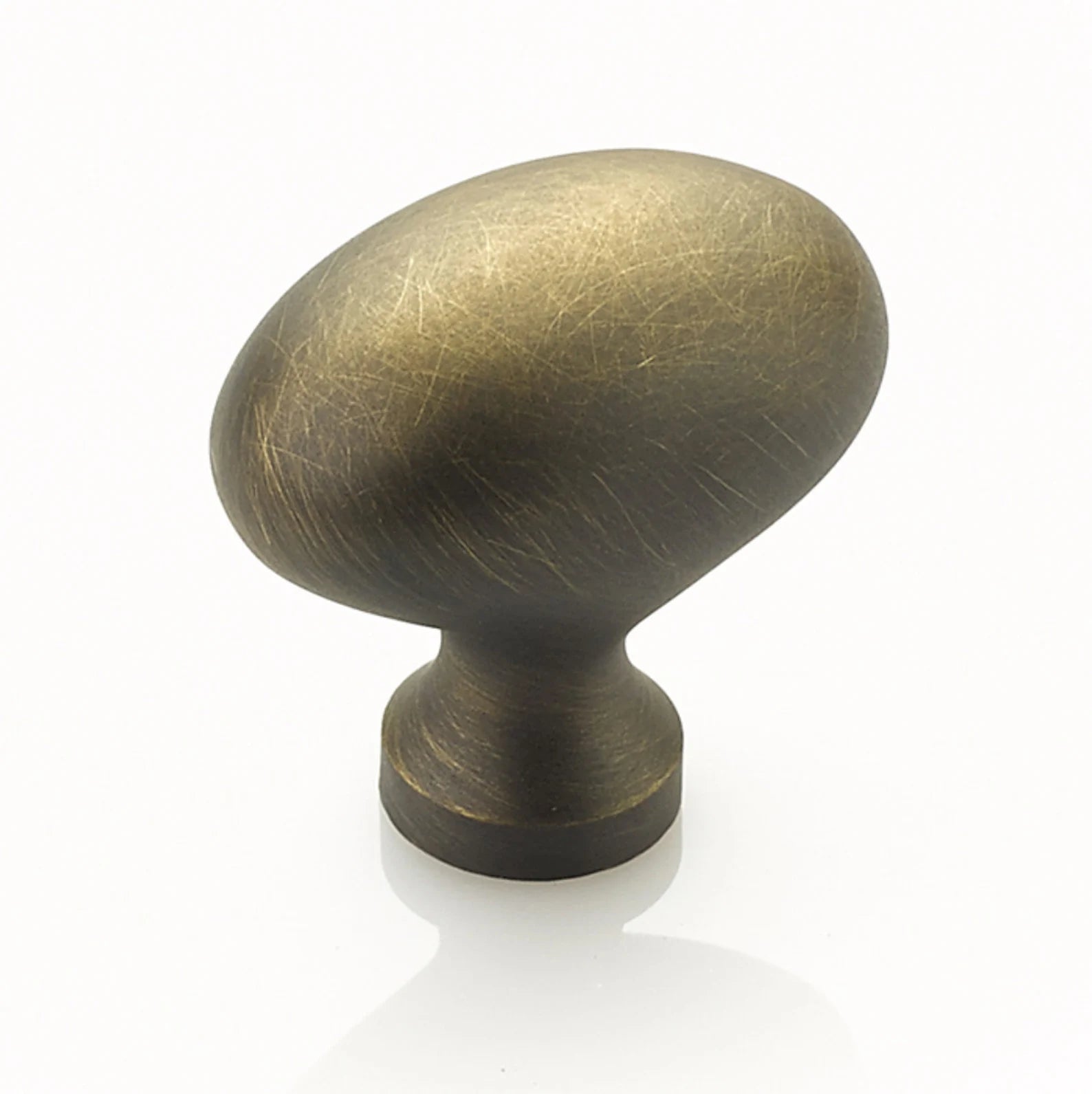Vintage Satin Antique Brass Cabinet Drawer Pulls - Classic Traditional Hardware for Kitchen Cabinets, Dressers & Furniture Restoration