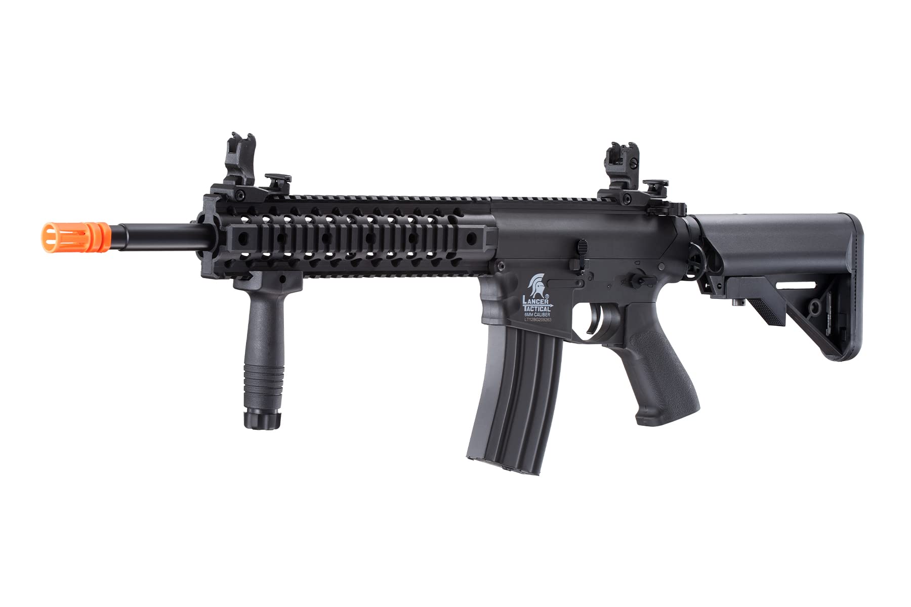 Lancer Tactical Gen 2 Evo M4 Airsoft AEG Rifle - Durable Polymer Body, Includes Grip, Battery, Charger & 1000 BBs - Perfect for Airsoft Battles, Training & Tactical Games