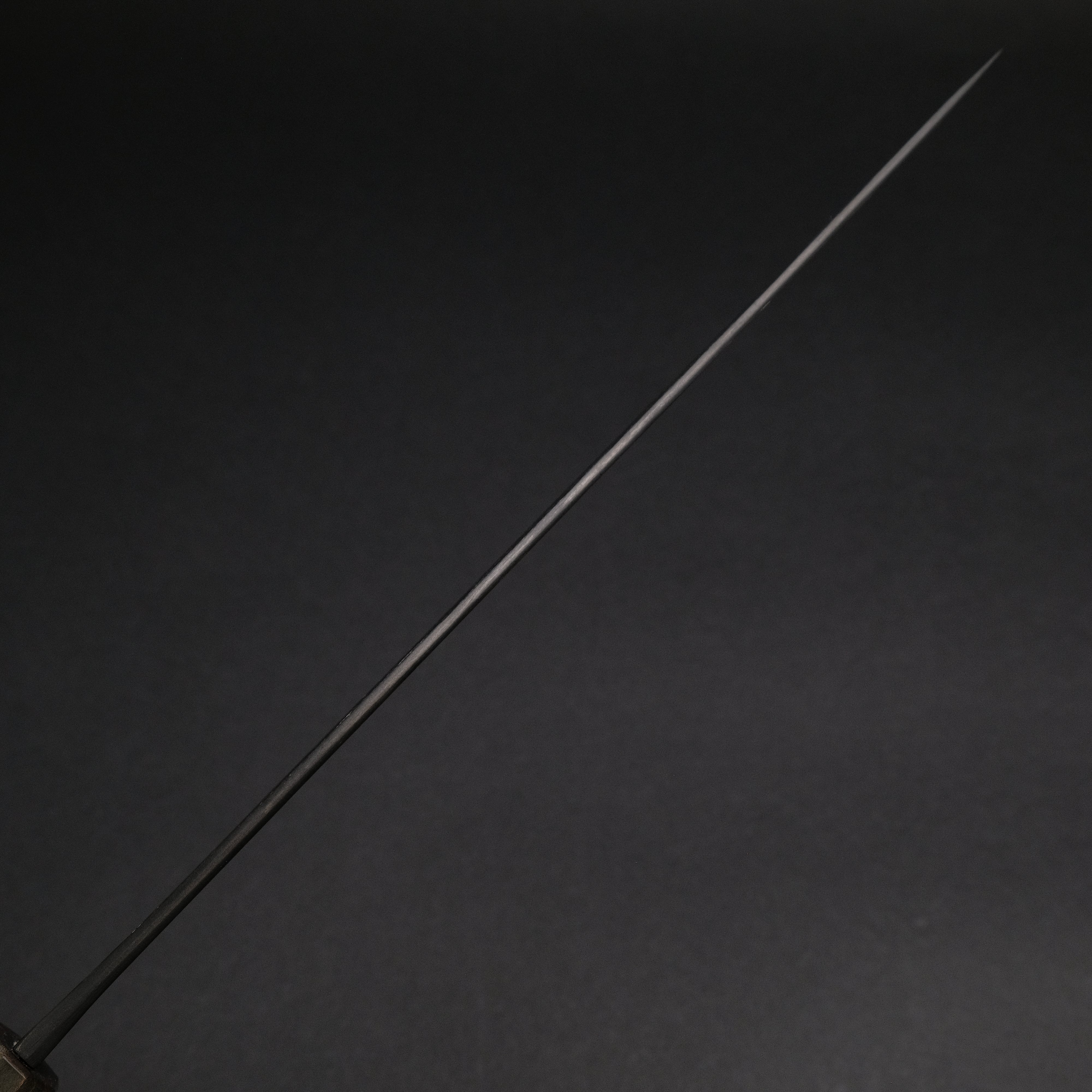 Premium Ajikataya White #2 Matsuba Damascus Sujihiki 270mm Japanese Chef Knife with Ebony & Stabilized Wood Handle - Perfect for Slicing Sashimi, Meat, and Precision Cutting in Professional Kitchens
