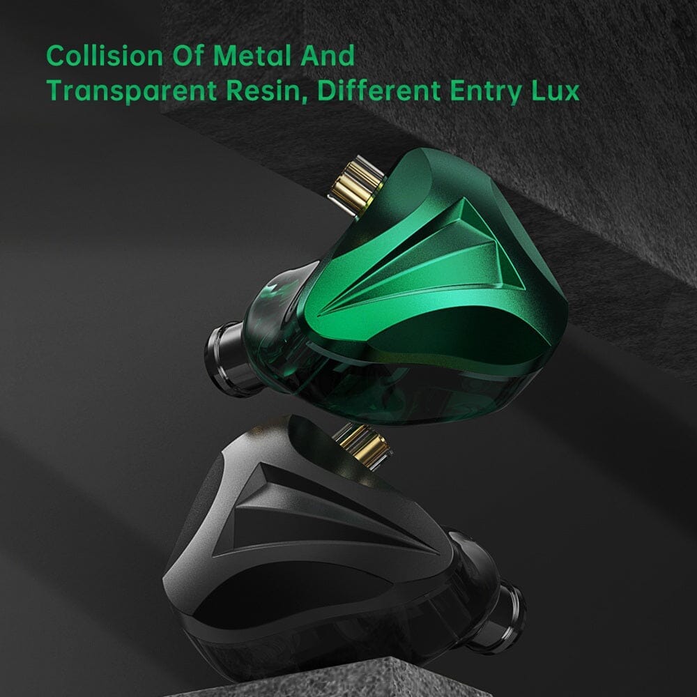 CVJ Freedom 1DD + 4BA Hybrid Driver In-Ear Monitors - High Resolution Audiophile IEMs for Music, Gaming & Studio Monitoring