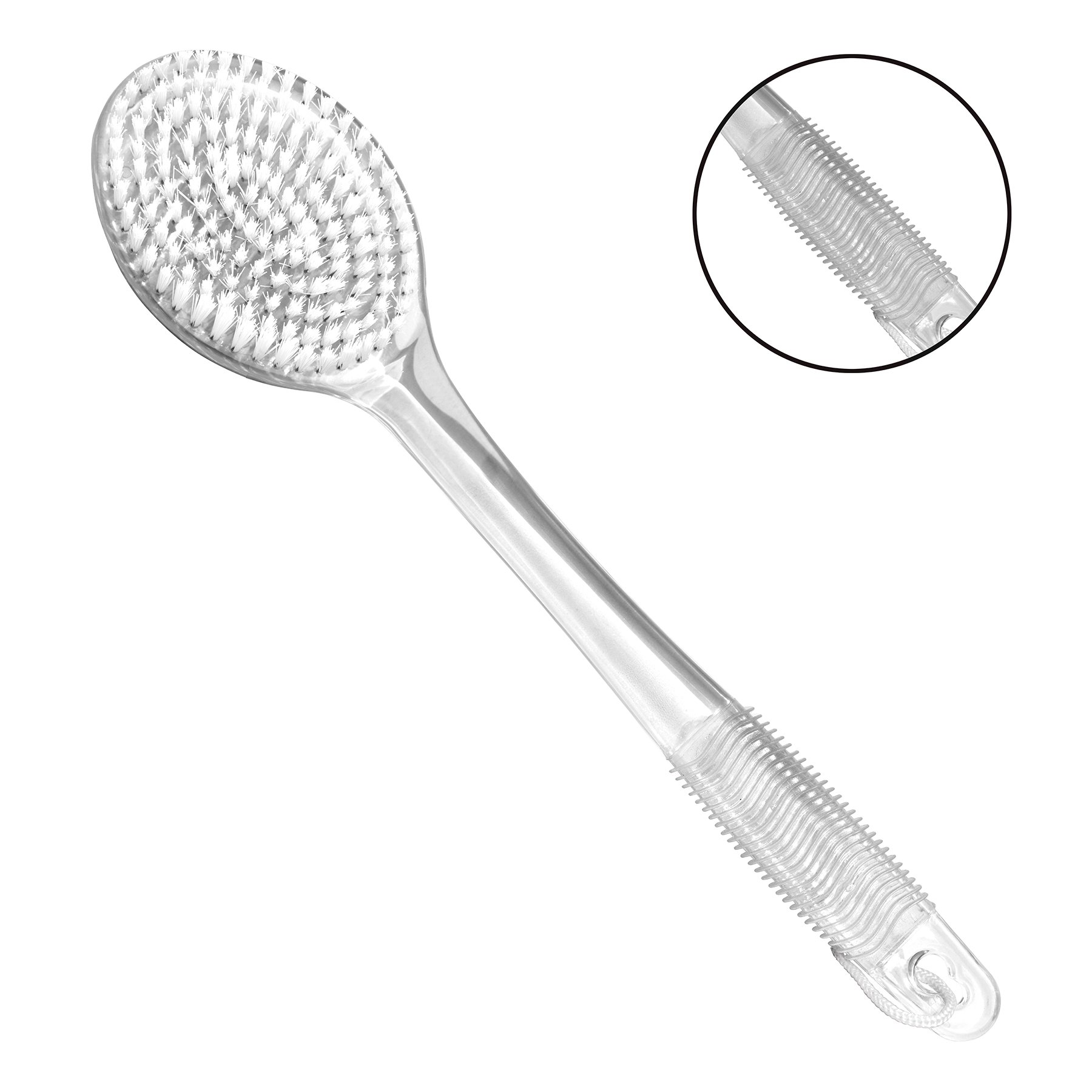 Panache Bath & Body Brush - Exfoliating & Massaging Brush for Shower, Spa & Dry Brushing - Perfect for Smooth Skin & Lymphatic Drainage