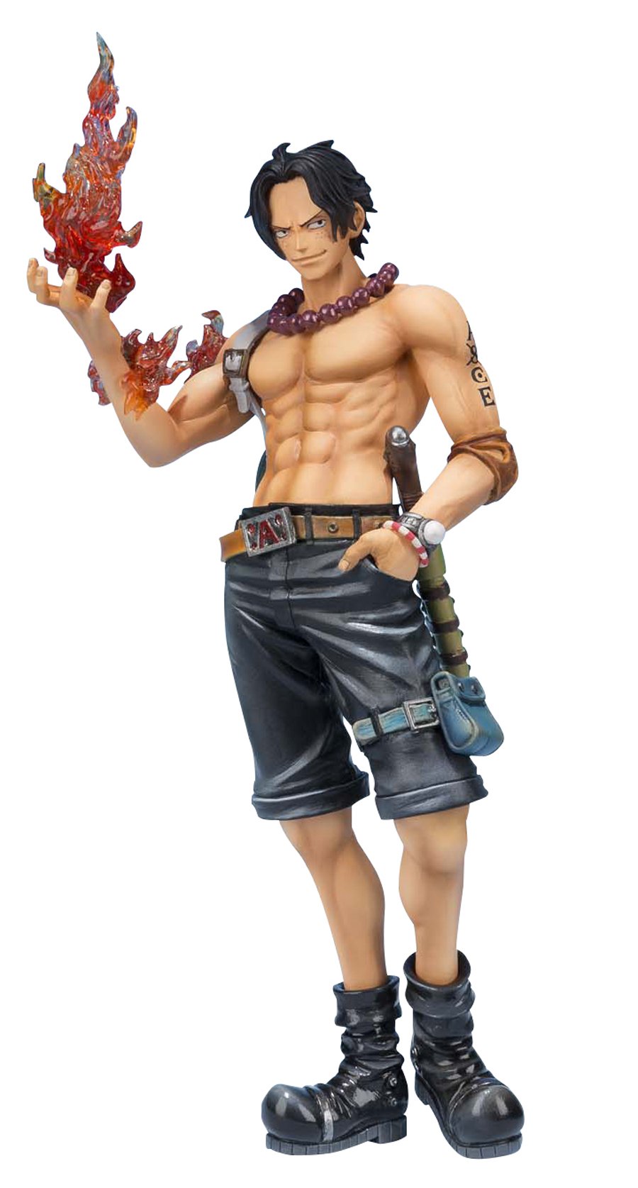 TAMASHII NATIONS Bandai S.H.Figuarts ZERO Portgas D. Ace 5th Anniversary Edition One Piece Anime Action Figure Collectible - Perfect for Display, Anime Collections, and Gift Giving