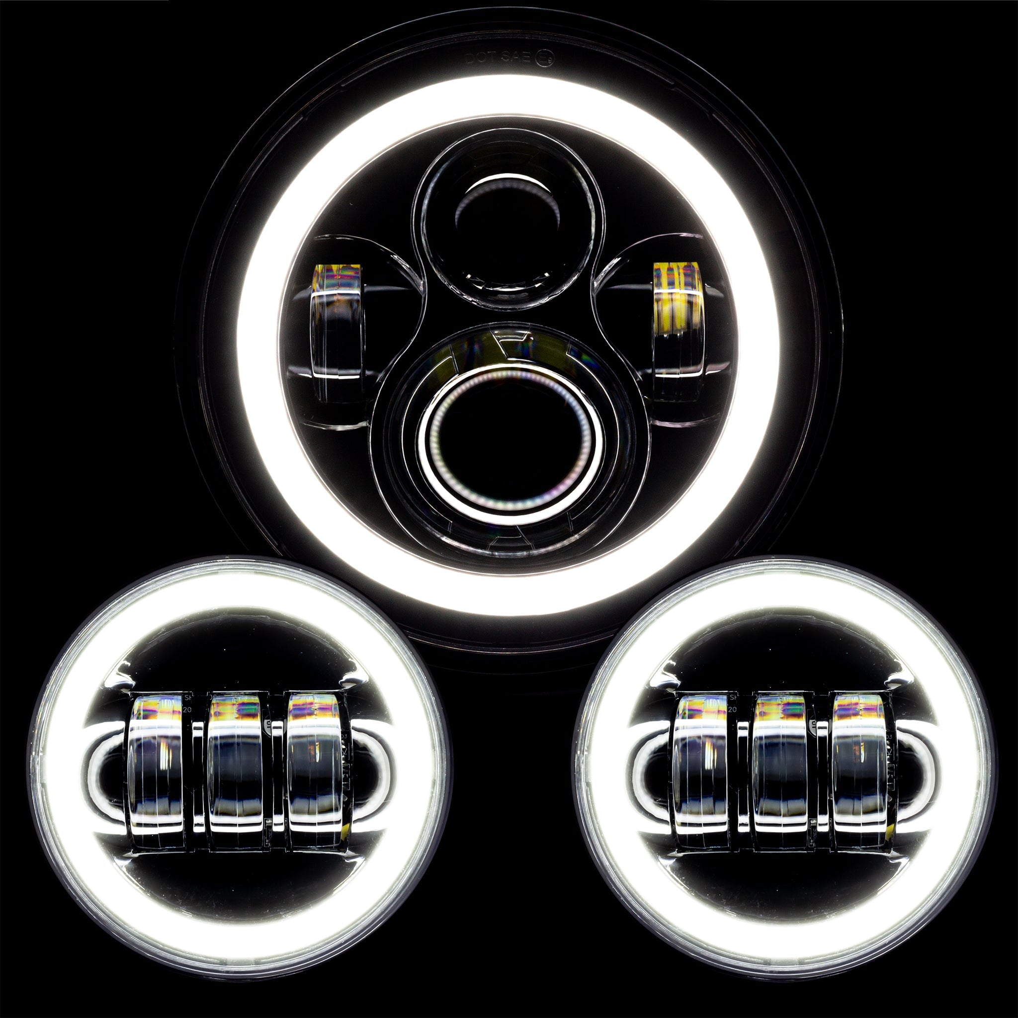 Eagle Lights 7 LED Headlight & 4.5