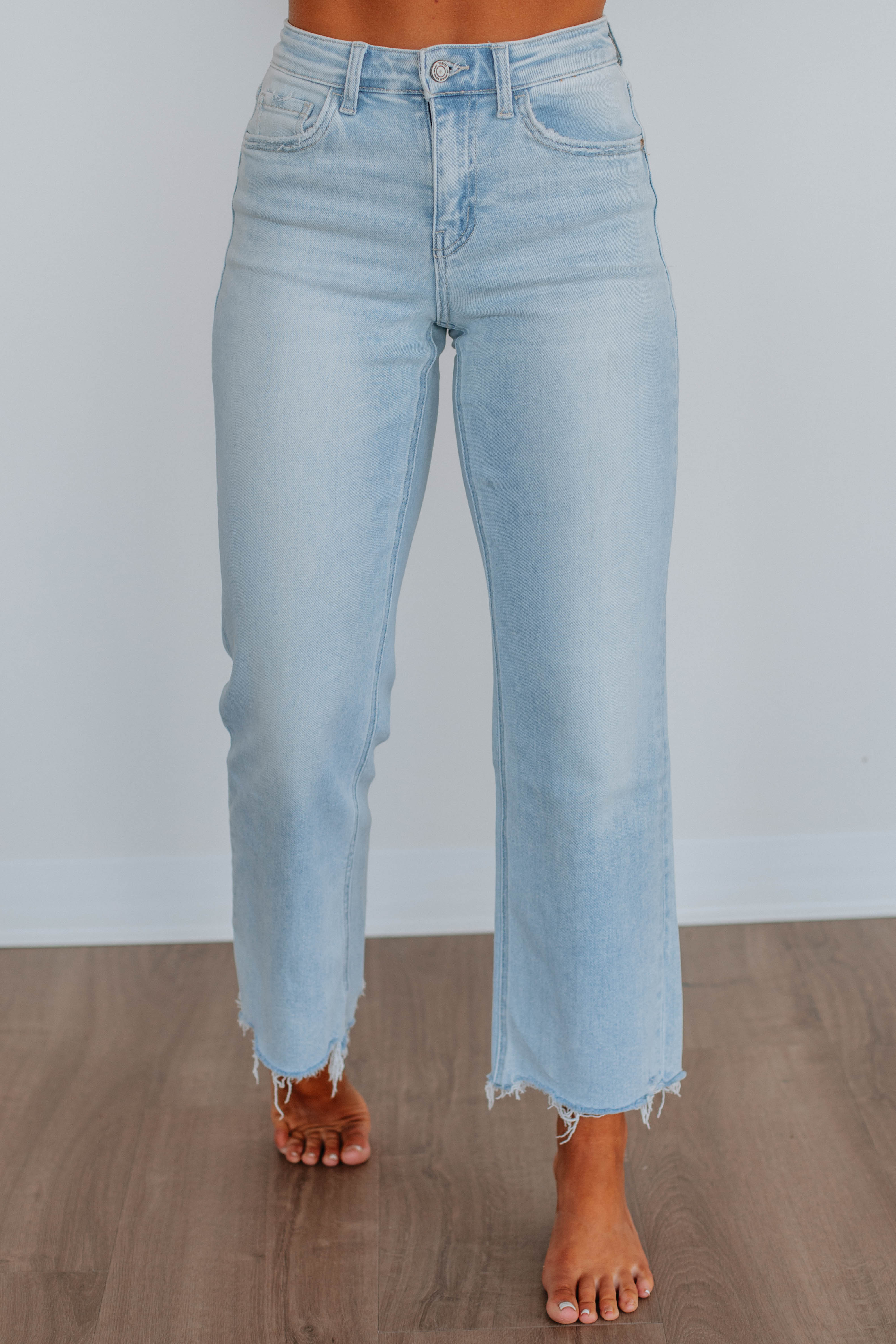 Aileeah Vervet Jeans - Light Wash Distressed Denim for Women | High Waist Slim Fit Skinny Jeans | Perfect for Casual Wear, Date Night & Office Outfits