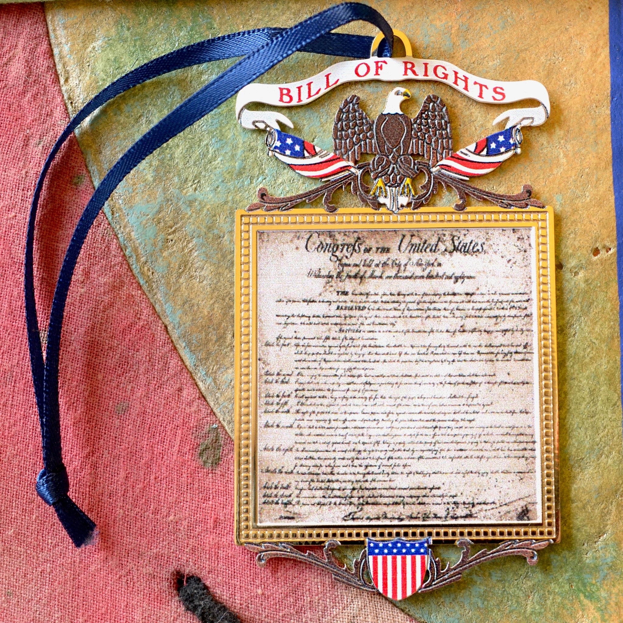 Bill of Rights Christmas Ornament - Patriotic Decor for Tree, Home & Office - Perfect Gift for History Lovers & Collectors