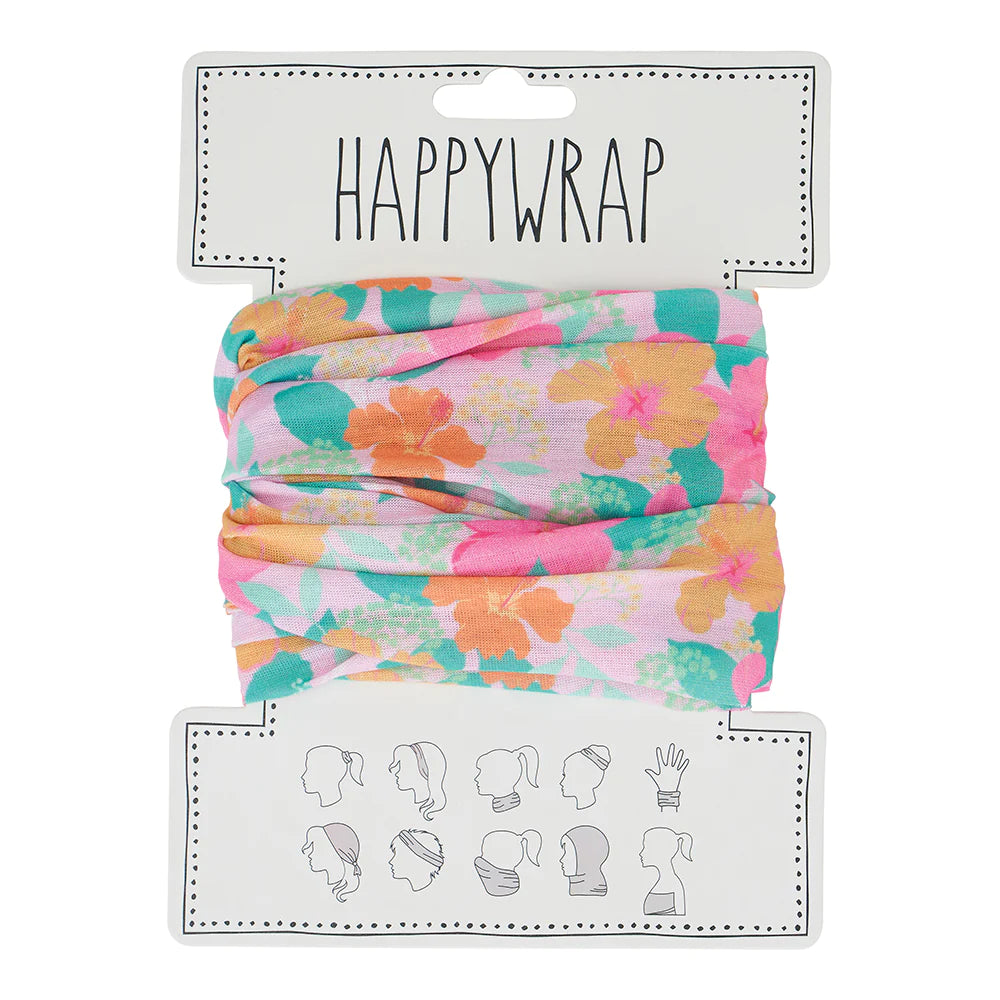 Annabel Trends Happywrap Hibiscus - Stylish & Comfortable Women's Fashion Wrap for Casual Wear, Beach Cover-Up, and Summer Outfits