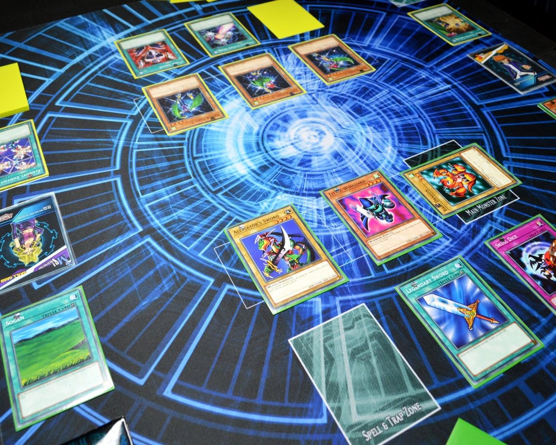 Hexagon Yugioh Playmat - 2-Player Duel Field for TCG & Master Rule - Gaming