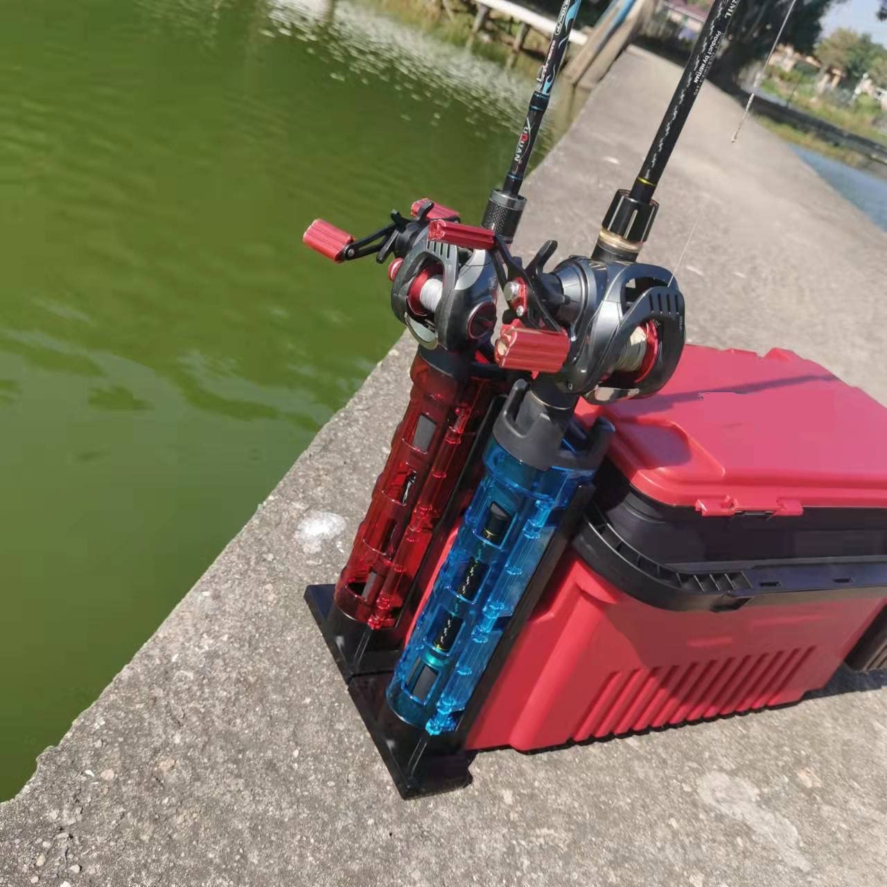 **Portable Fishing Tackle Box with Removable Tray - Waterproof Lure Storage Organizer for Bass, Trout & Saltwater Fishing - Compact Small Storage Box for Tackle, Hooks & Baits - Perfect for Camping, Kayak & Boat Fishing Trips**