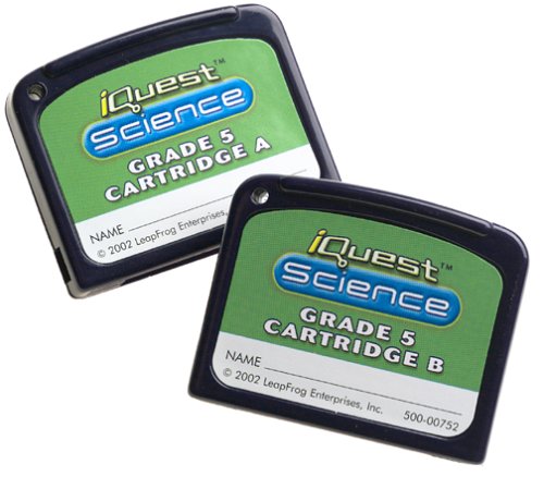 LeapFrog iQuest Cartridge - 5th Grade Science Learning Game | Interactive Educational Toy for Kids | Perfect for Homeschooling & Classroom STEM Activities