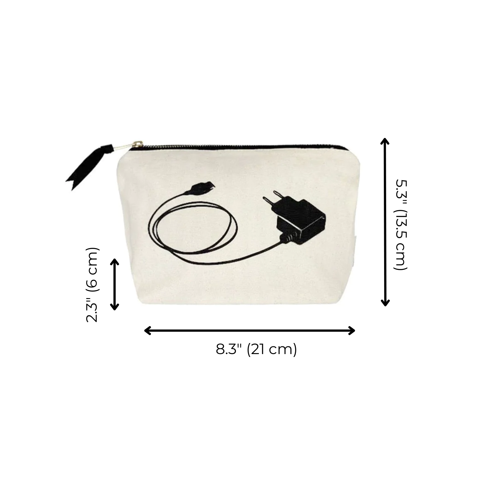 Premium Cream Charger Pouch - Durable & Stylish Phone Accessory for Travel, Work & Everyday Use