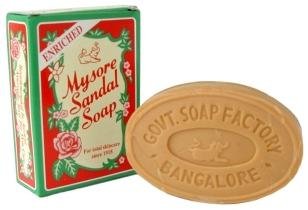 Pure Mysore Sandalwood Soap 75g - Natural & Fragrant for Skin Care, Bath & Relaxation