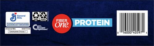 Fiber One Chewy Protein Bars - Caramel Nut Flavor, High Protein Snack Bars (10 Count) | Healthy On-the-Go Breakfast & Post-Workout Energy Boost