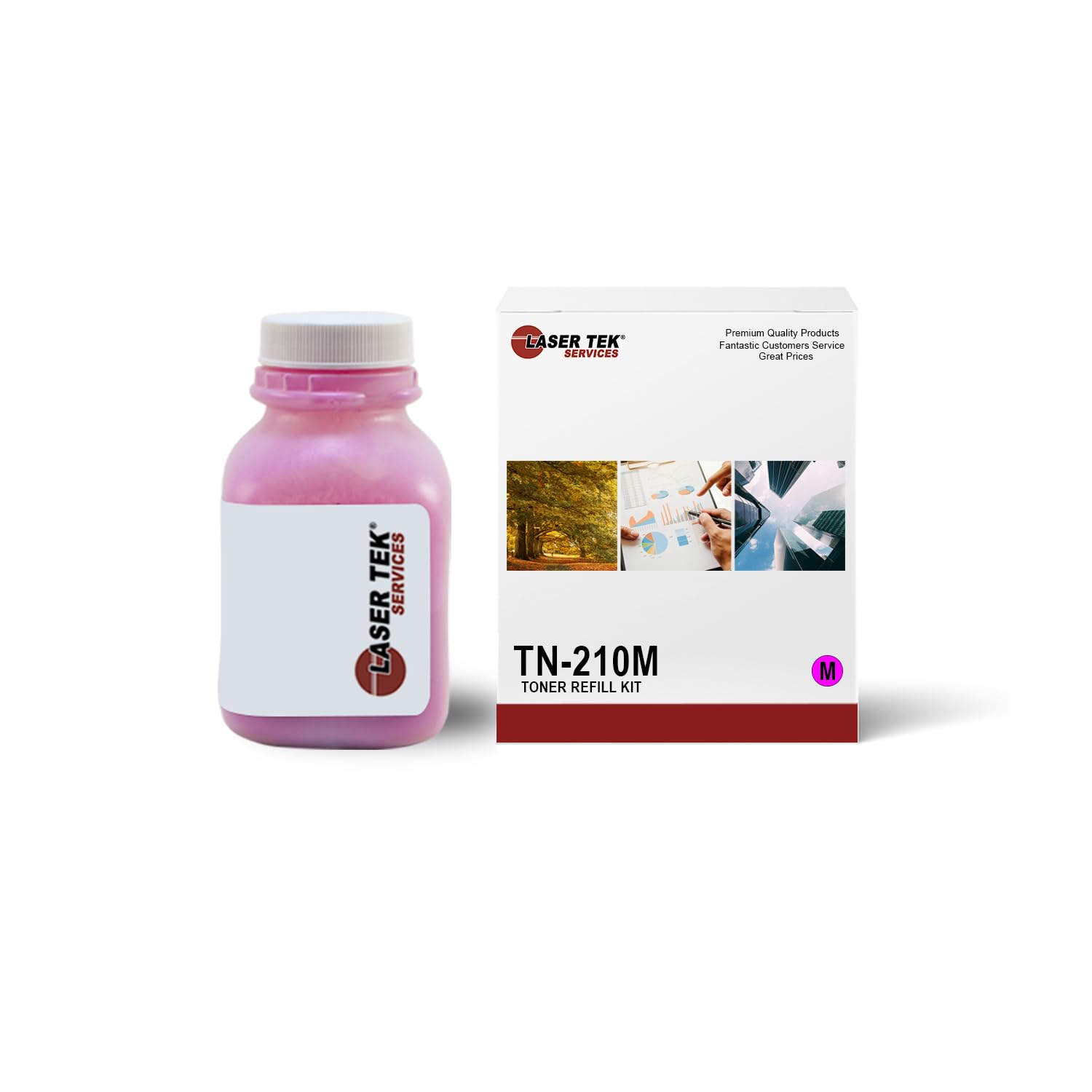 HP 124A Q6003A Compatible Toner Refill Kit - Magenta (1 Pack, 2000 Pages) | Replacement for HP Color LaserJet 1600, 2600, 2600N Printers | Ideal for Office & Home Printing Needs