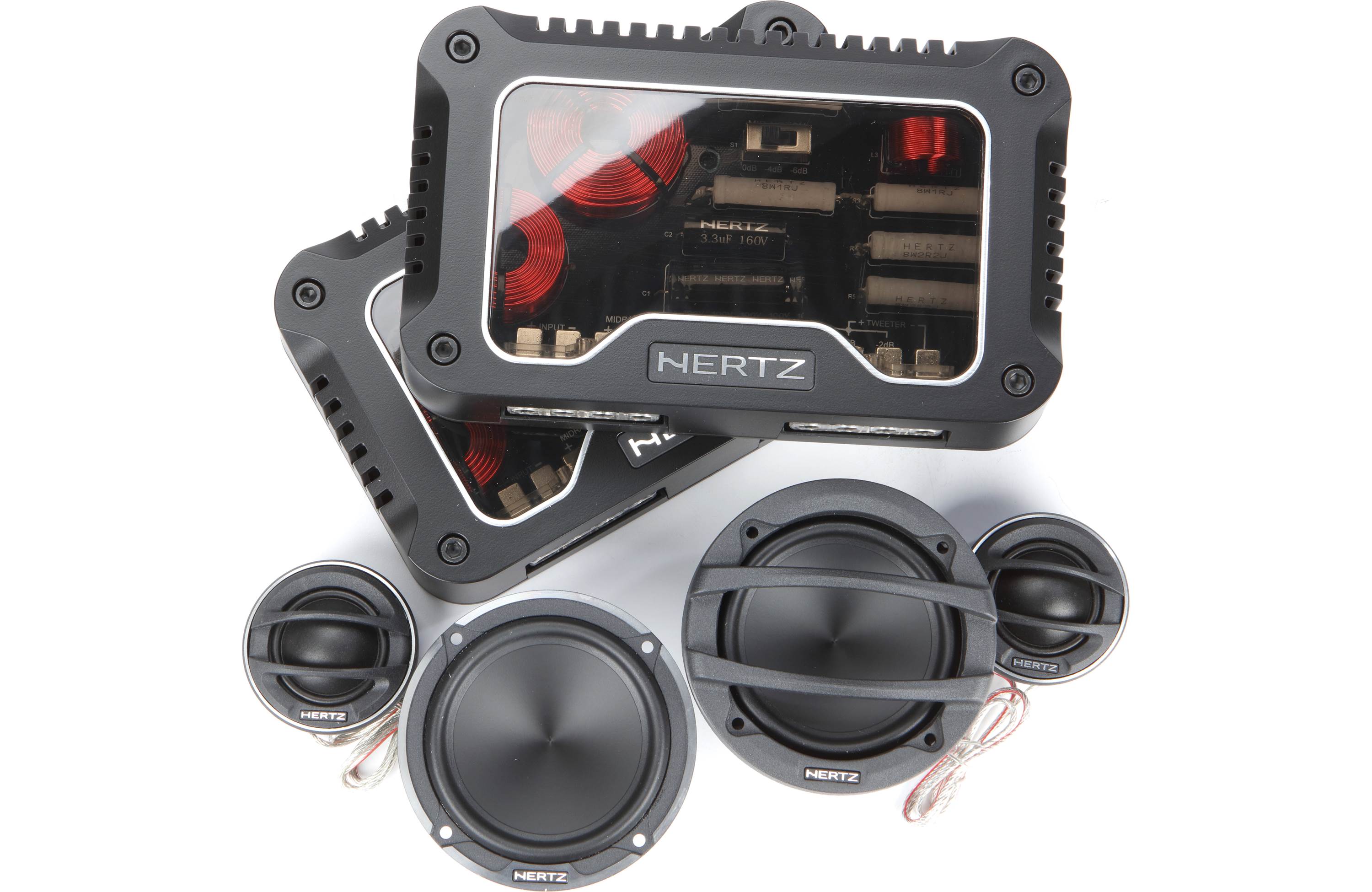 Hertz MLK 700.3 Legend 3 Component Speaker System - 2-Way Car Audio Speakers with High Performance Tweeters - Perfect for Car Audio Upgrades & Custom Sound Systems