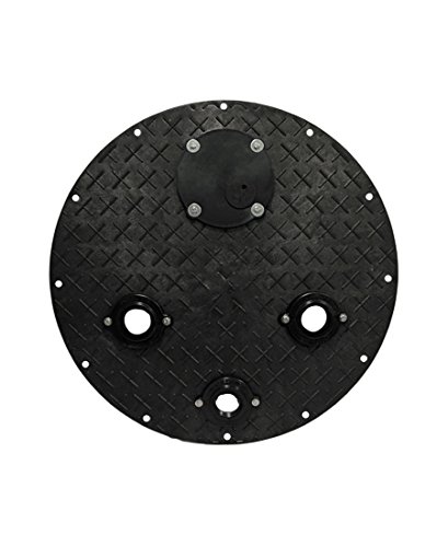Jackel Large Sewage Basin Cover SF24D - Heavy Duty Drain Cover for Outdoor, Industrial & Commercial Use - Perfect for Sewer Systems, Construction Sites & Municipal Maintenance