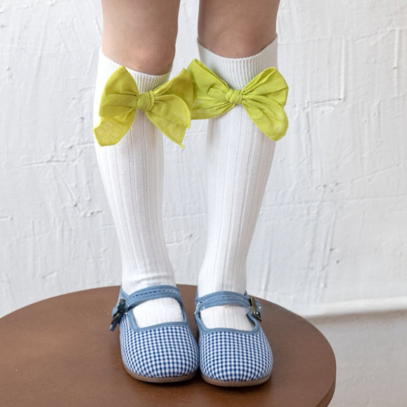Baby Girl Lace Bow Knot Princess Straight Socks - Cute Ankle Socks for Toddler Girls | Perfect for Parties, Photos & Special Occasions