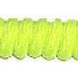Neon Yellow Curly Shoelaces - 1 Pair Pack for Sneakers, Running Shoes & Casual Footwear | Vibrant & Durable Laces for Sports & Fashion
