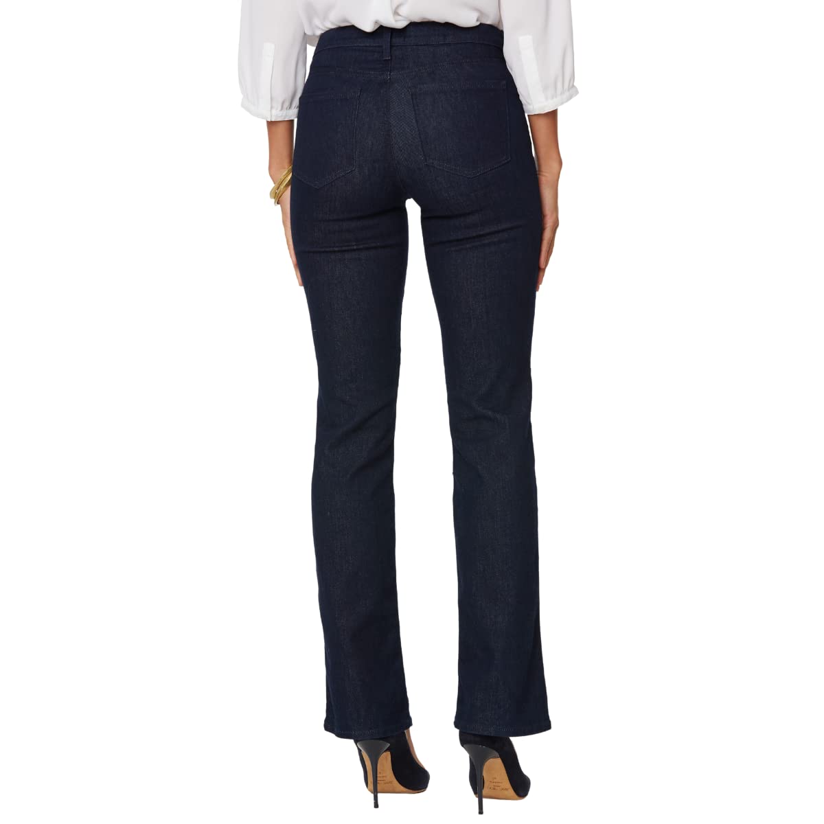 NYDJ Women's Petite Barbara Bootcut Jeans - Stretch Denim Pants for Work & Casual Wear | Comfortable Mid-Rise Fit for Petite Women | Perfect for Office, Date Night & Everyday Outfits