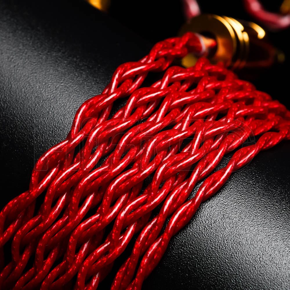 Premium Beat Audio Vermilion MKIII 4-Wire & 8-Wire Upgrade Earphone Cable - High-Quality Audio Replacement for IEMs, Perfect for Audiophiles & Music Professionals - Studio, Gaming, Travel Use