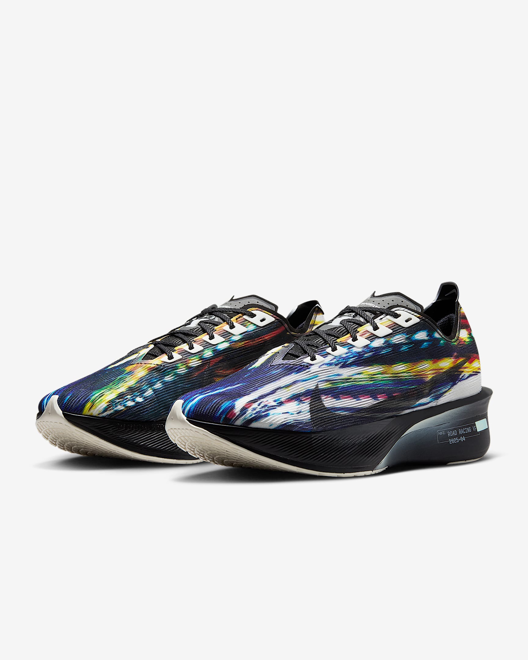 Nike ZoomX Vaporfly Next% 4 PRM Running Shoes for Men - Multi Color/Black/White/Sail - Lightweight Racing Sneakers for Marathon & Road Running