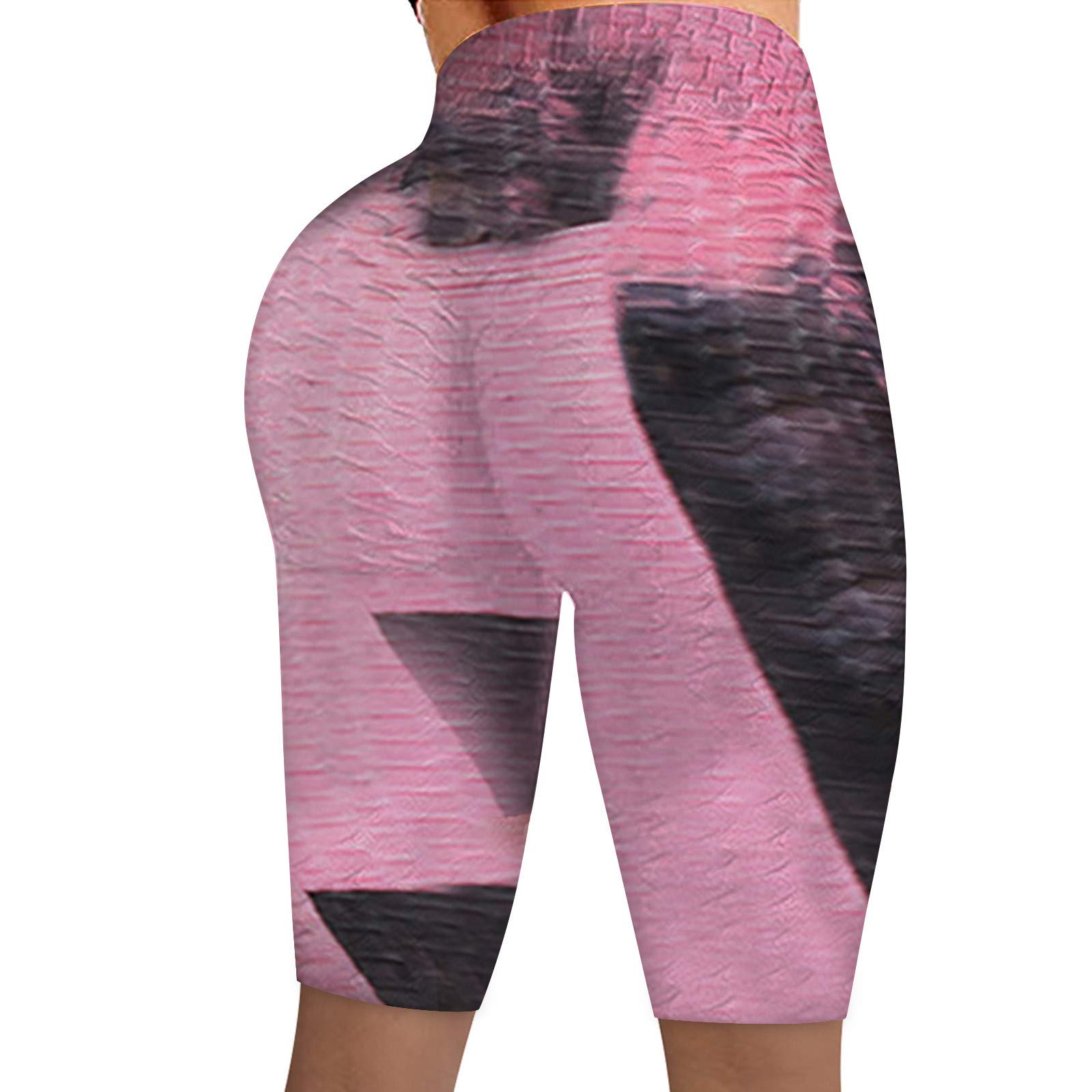 Women's High Waist Biker Shorts - Butt Lifting Yoga & Running Workout Pants for Fitness