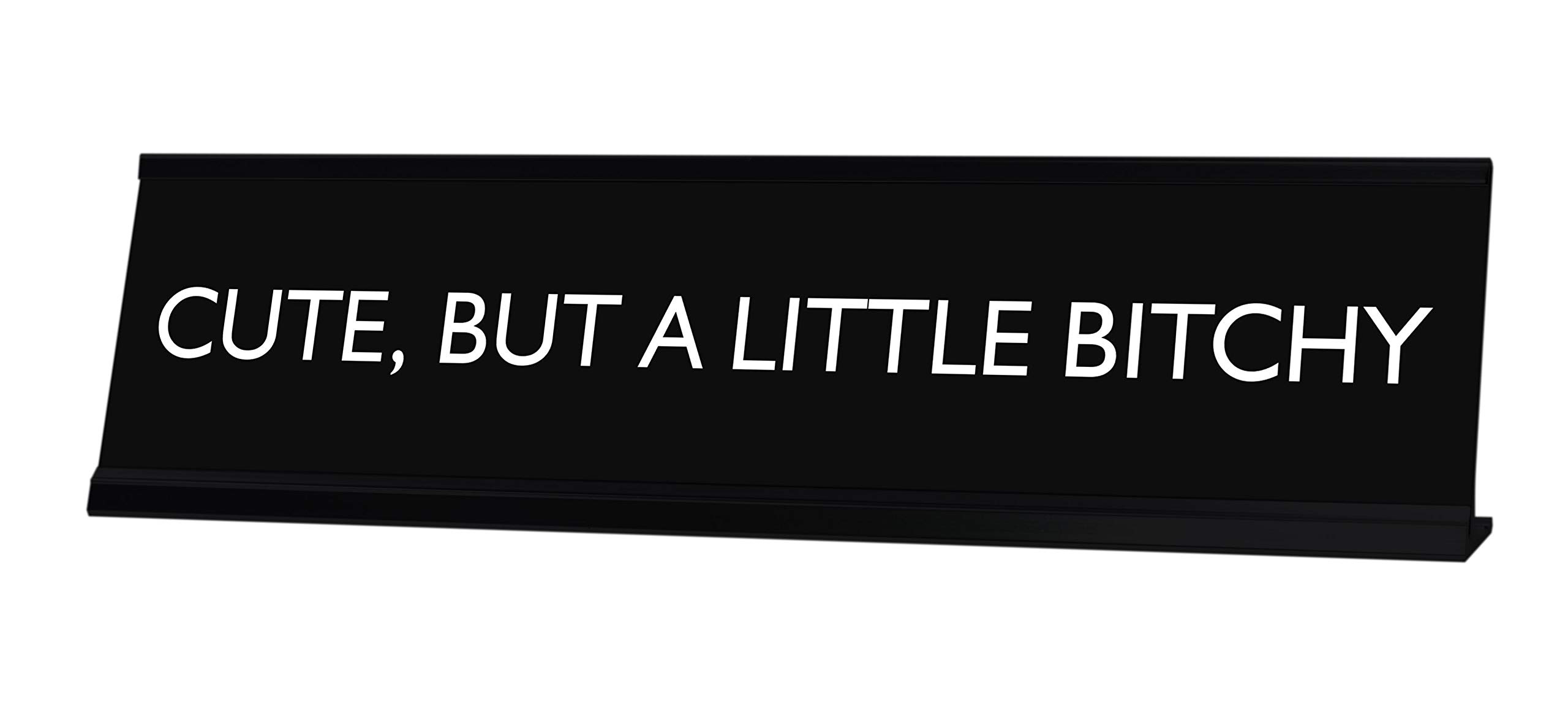 Funny Novelty Desk Sign - Cute & Sassy Office Decor by LITA - Perfect for Work Desks, Home Offices & Gifts