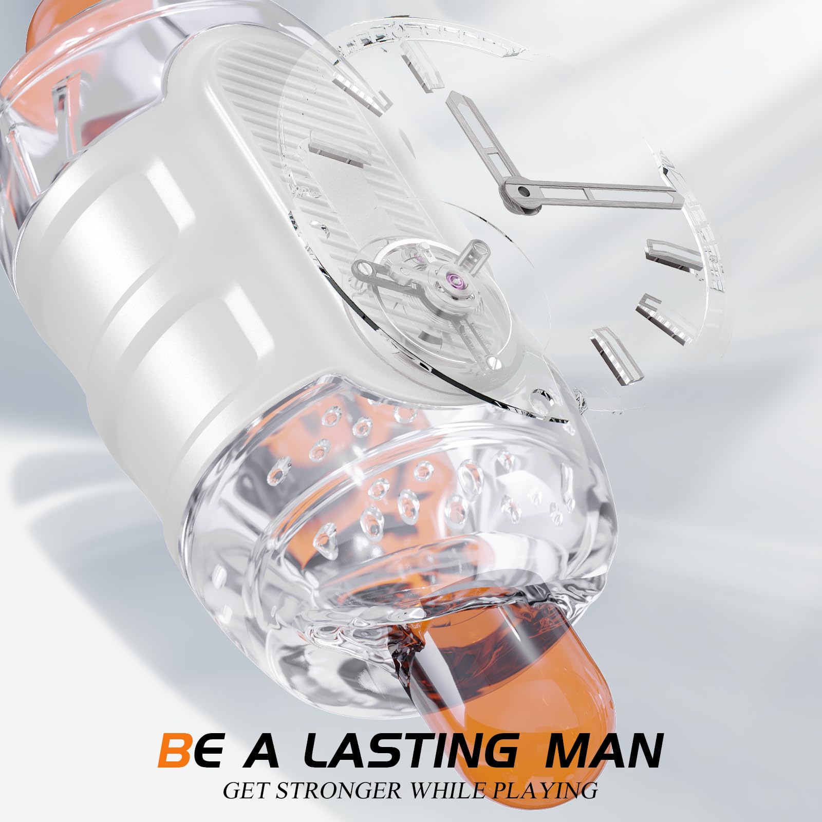Realistic Male Masturbator - Dual Channel Pocket Pussy Stroker with Textured Vagina & Lips | Open-Ended Penis Sleeve for Solo Play & Couples Fun | Discreet Handheld Sex Toy for Men's Pleasure | Perfect for Travel, Spicing Up Relationships & Private Moments