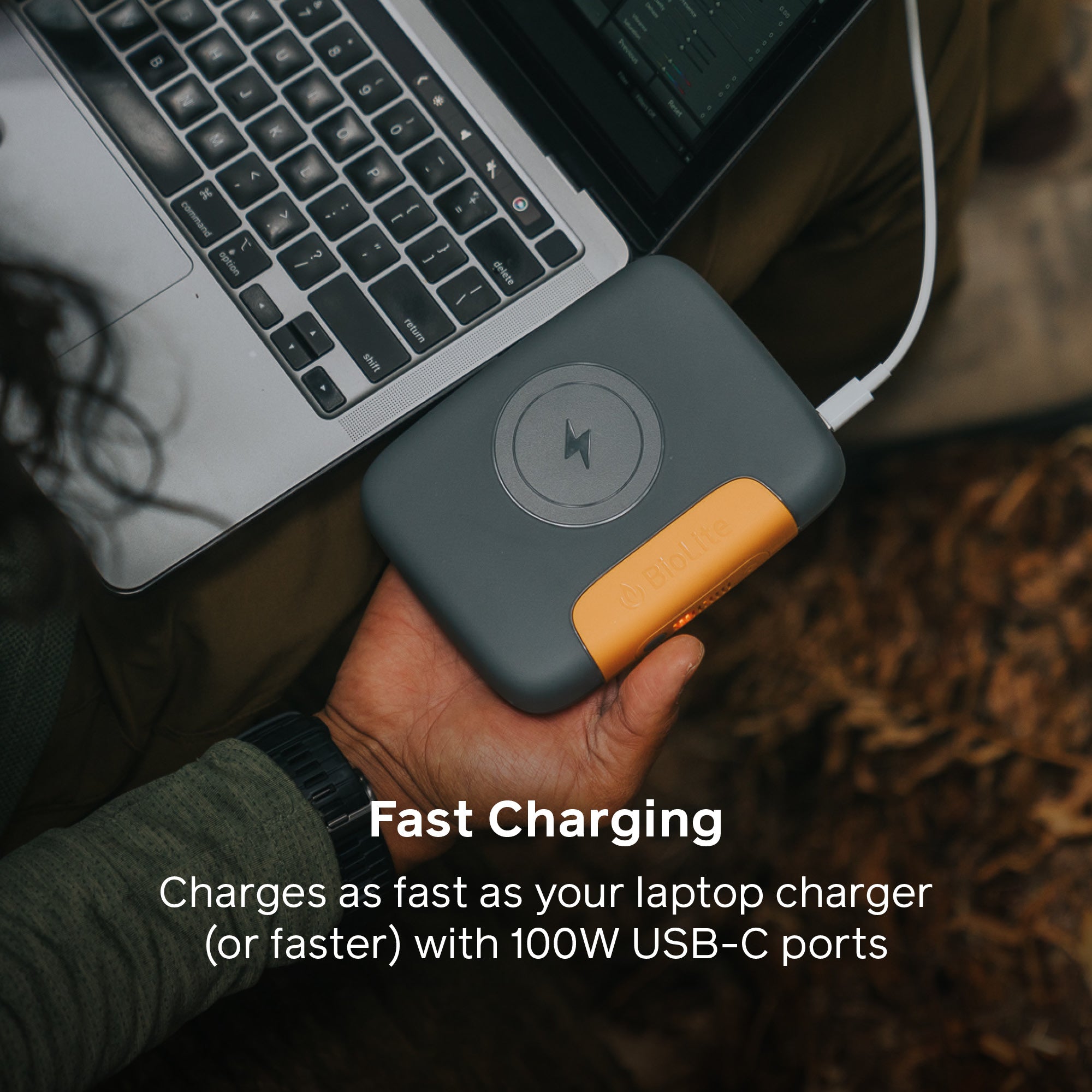Charge 100 Max Fast Charging Power Bank with 20W PD - Portable Battery Pack for iPhone, Android, Travel & Outdoor Adventures