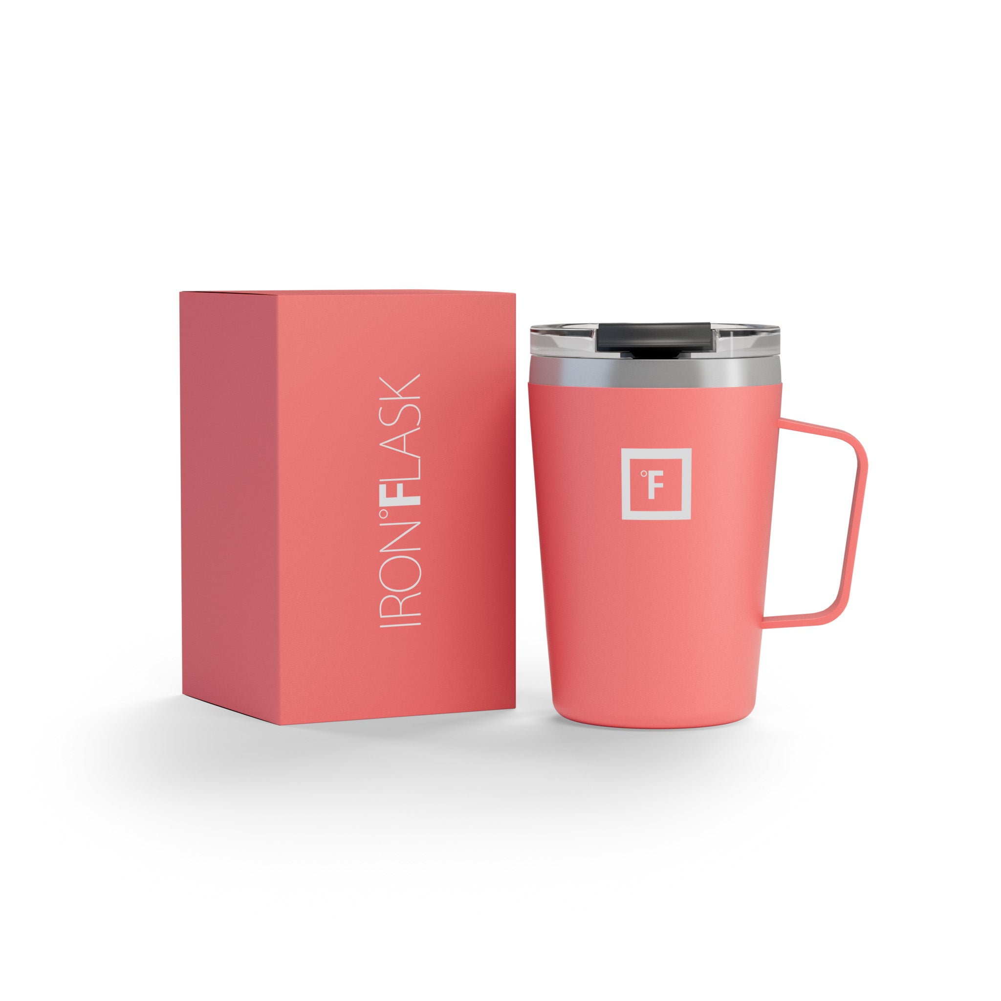 12 Oz Non-Slip Grip Coffee Mug - Insulated Travel Mug for Hot & Cold Drinks - Perfect for Office, Commute, Camping & Outdoor Activities