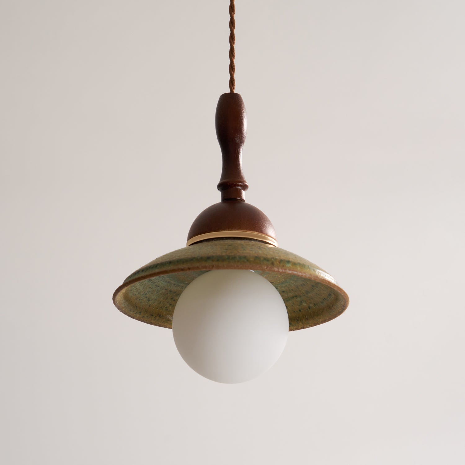 Modern Greenfield Pendant Lamp - Stylish Hanging Light Fixture for Kitchen Island, Dining Room & Living Room Decor | Adjustable Cord, Dimmable LED Bulb Compatible