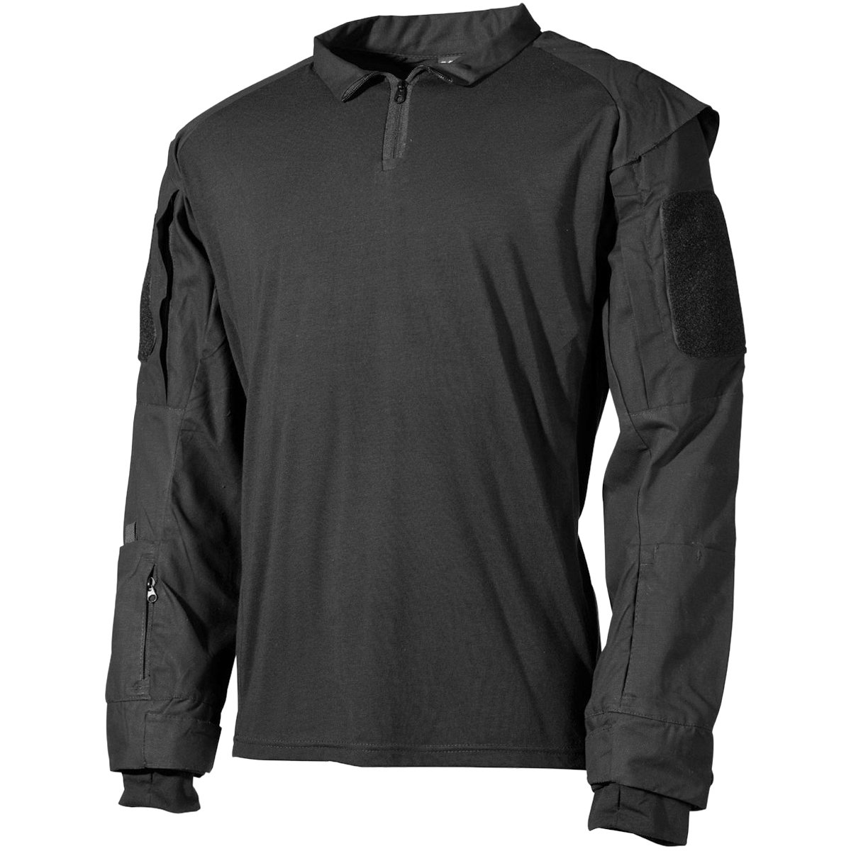 Men's US Tactical Shirt Black - Military Style Combat Shirt for Outdoor Activities, Hunting & Airsoft | Durable & Breathable Performance Wear