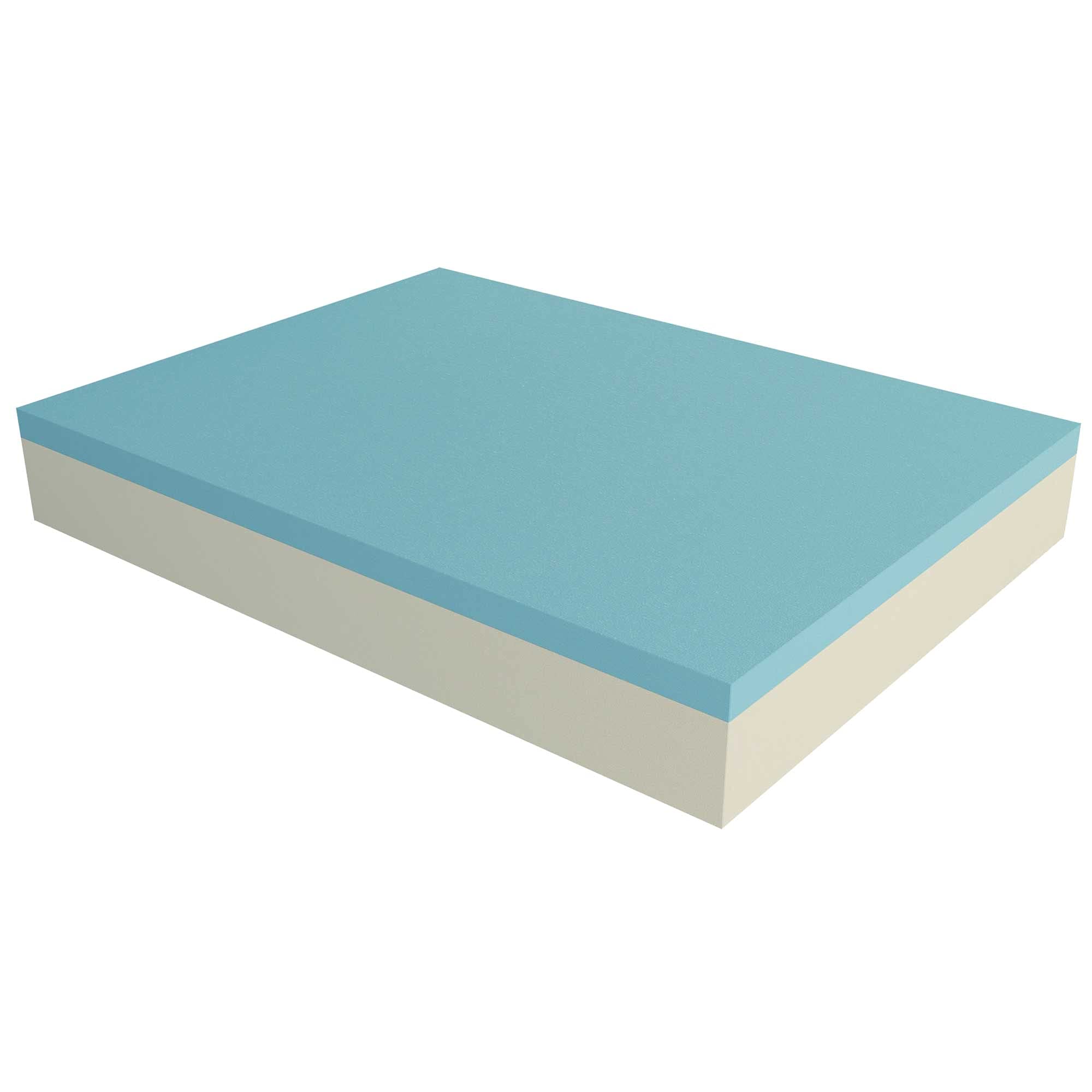 Baldiflex - 12 Inch Memory Foam Mattress, 4 Inch Viscoelastic Memory Foam & 24 Inch Waterfoam Polyurethane Support - Pressure Relief for Back, Side & Stomach Sleepers - Perfect for Bedroom, Guest Room & Dorm