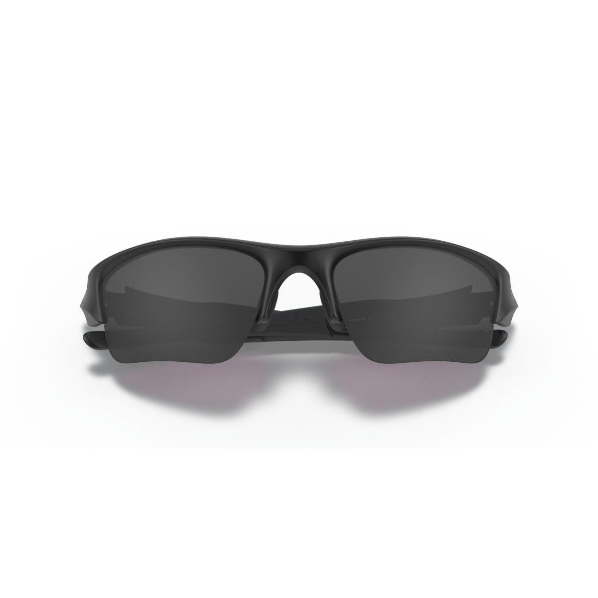 Oakley Flak Jacket XLJ Sunglasses - Matte Black/Grey Polarized Lenses (Model 0OO9009-11-004) for Running, Cycling & Outdoor Sports