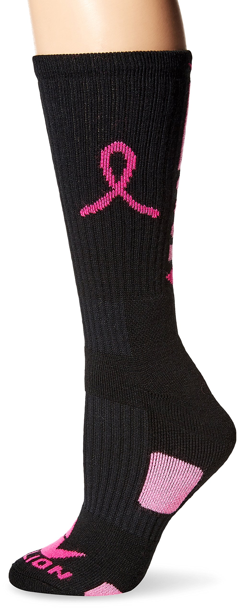 Red Lion Ribbon Legend 2.0 Breast Cancer Awareness Socks - Comfortable & Supportive Pink Ribbon Socks for Women, Survivors & Supporters - Perfect for Fundraisers, Walks & Everyday Wear