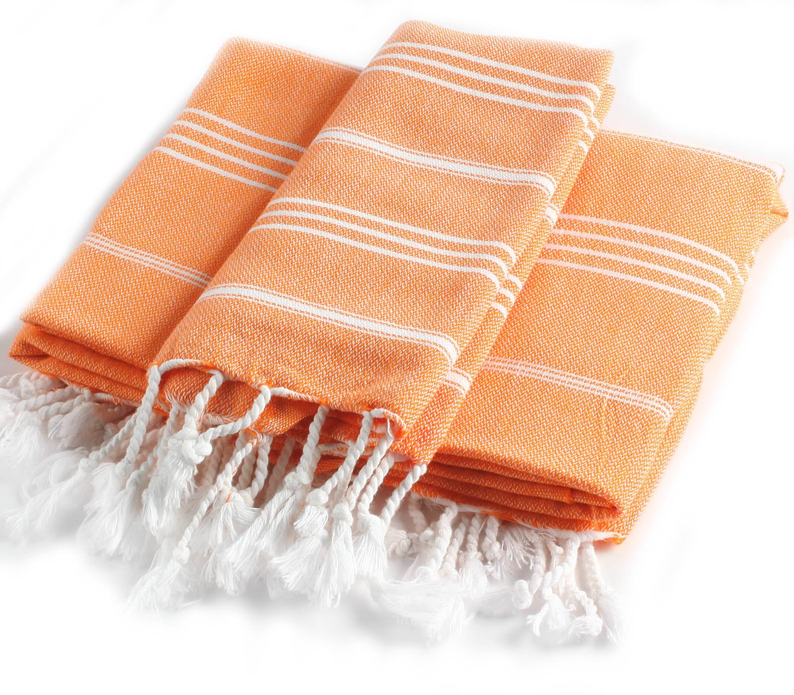 Cacala 2-Piece Pestemal Turkish Towel Set - 100% Cotton Bath Towel (37