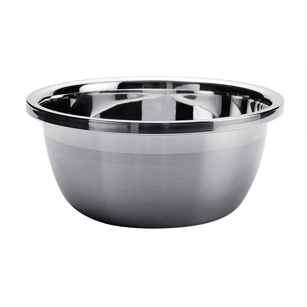 Yaoyodd19 24cm Thickened Stainless Steel Rice Noodle Soup Bowl - Durable Kitchen Tableware for Noodles, Vegetables & Hot Meals - Perfect for Ramen, Pho & Asian Cuisine at Home or Restaurant