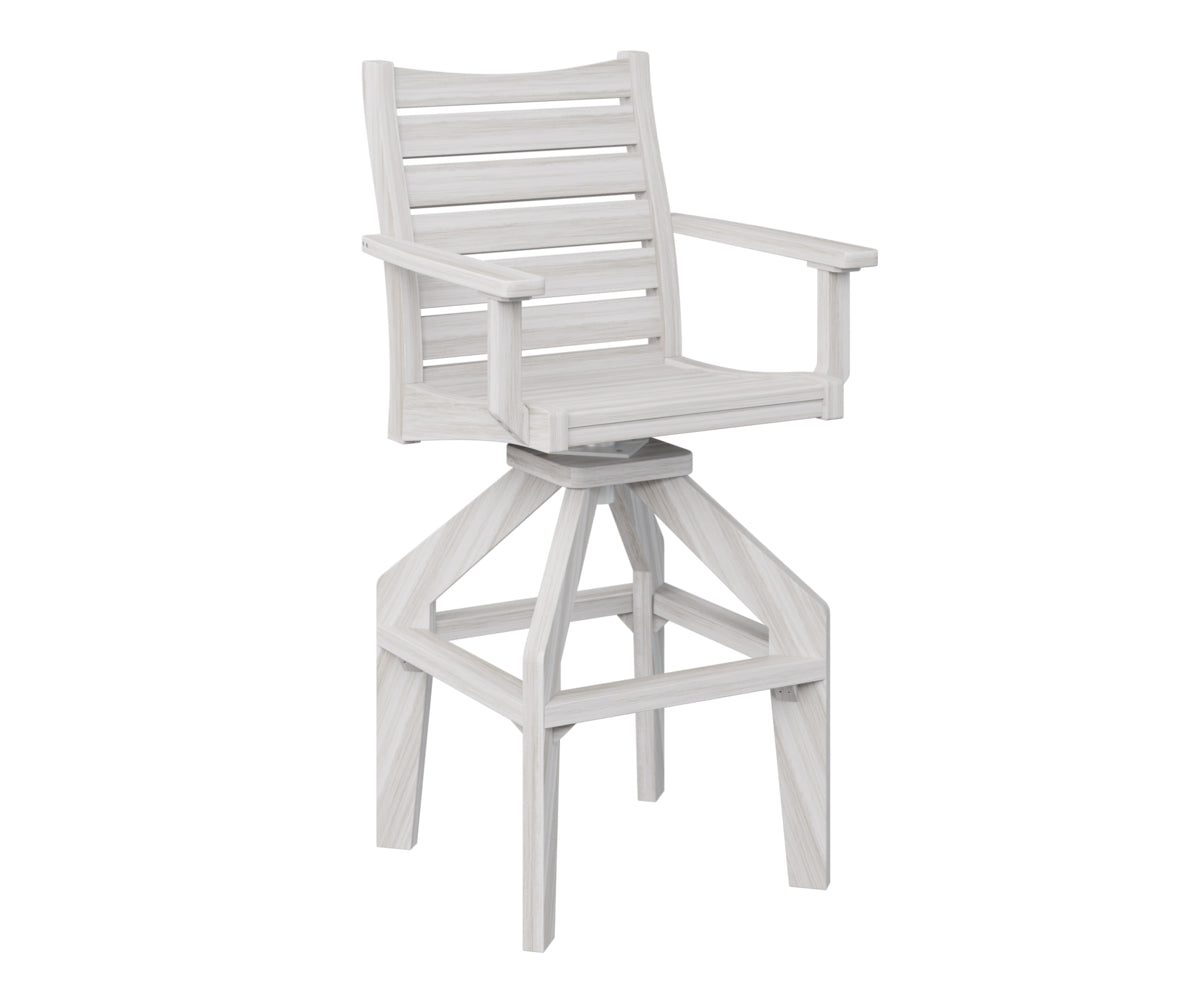 Berlin Gardens Bristol Swivel XT Chair - Heavy Duty Outdoor Patio Dining Chair with 360° Rotation, Weather-Resistant & Comfortable - Perfect for Backyard, Deck, Garden, and Poolside Relaxation
