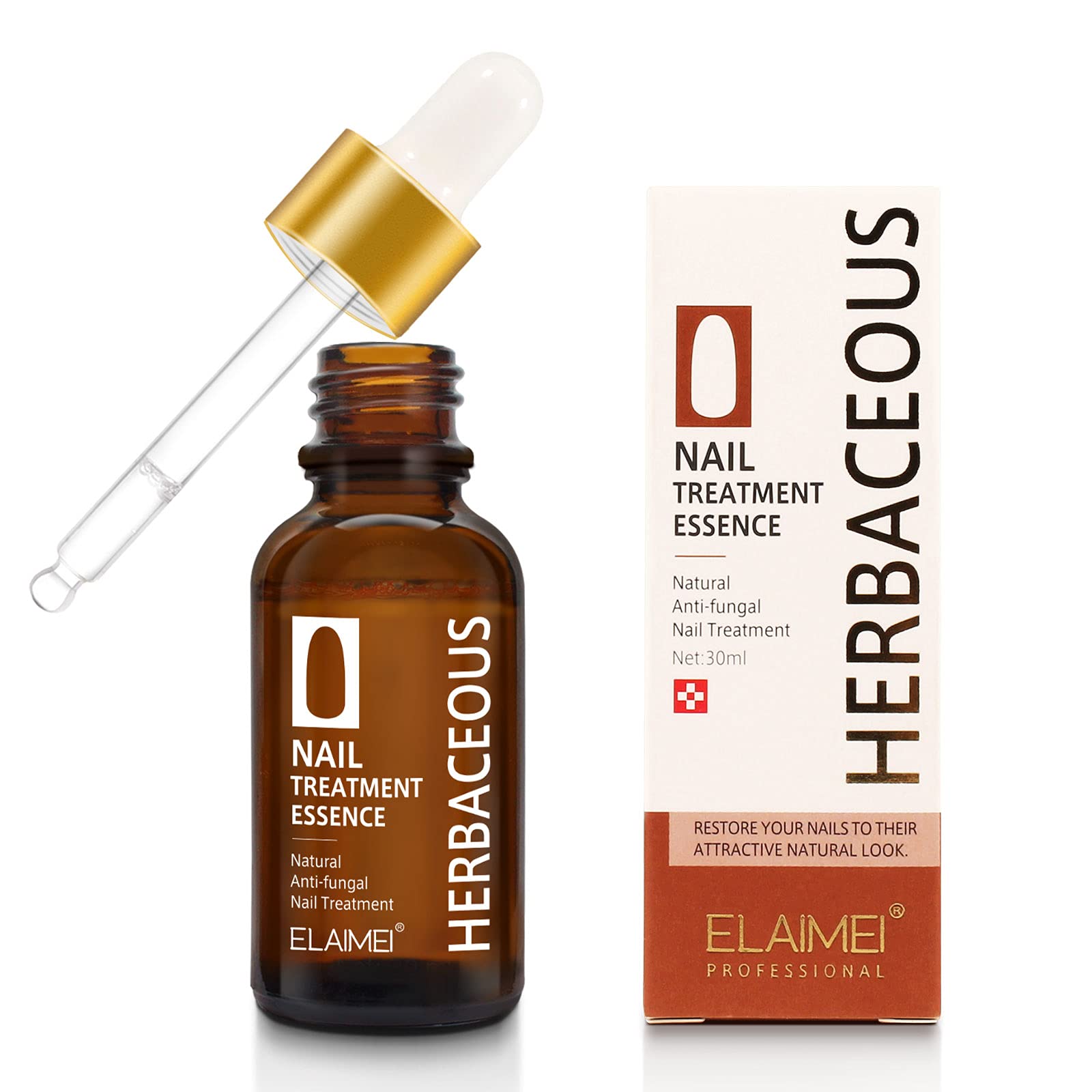 Extra Strong Fungal Nail Treatment for Toenails - Anti-Fungus Solution to Repair & Protect Discolored, Brittle & Cracked Nails - Restores & Rehydrates Damaged Nails (30ML) - Ideal for Athletes, Swimmers & Daily Foot Care