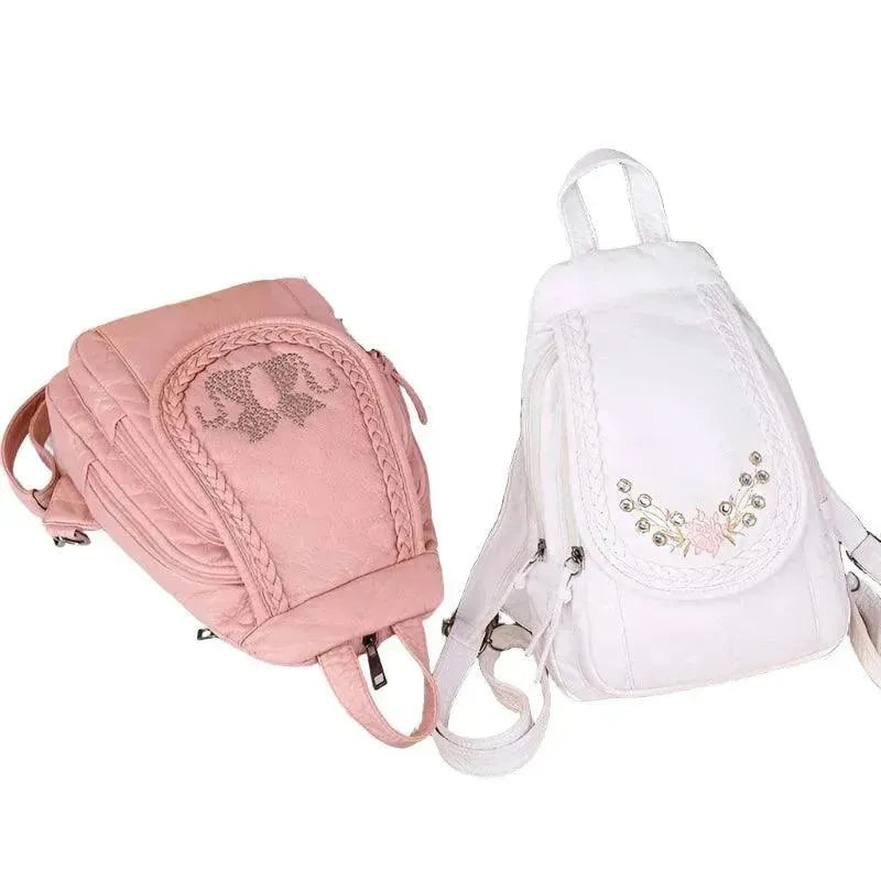 Large Capacity Lightweight Women's Backpack for Travel, Work & School - Durable Waterproof Laptop Backpack with USB Charging Port