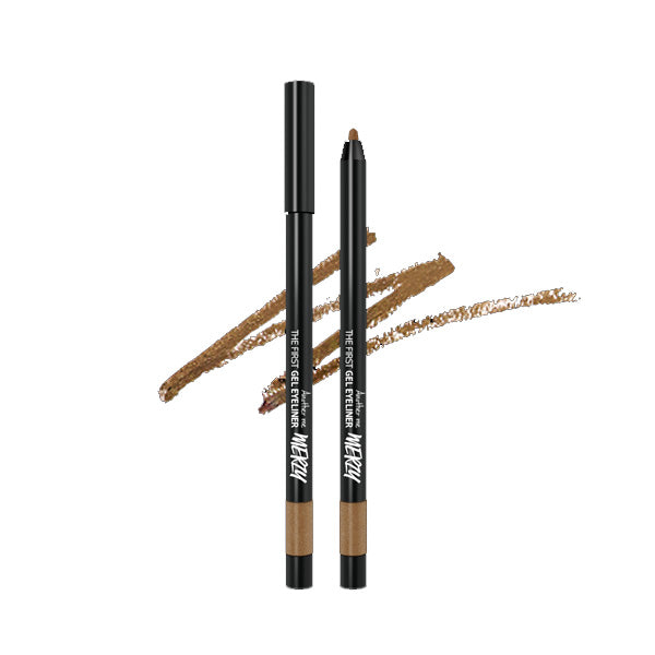 MERZY The First Gel Eyeliner - Waterproof & Smudge-Proof Long Lasting Eyeliner for Precise Lines | Perfect for Everyday Makeup, Party Looks & Professional Makeup Artists