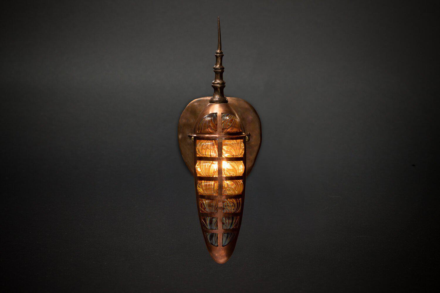 Vintage Cicada Sconce Wall Lamp - Handcrafted Brass Insect Light Fixture for Bedroom, Living Room & Outdoor Decor | Nature-Inspired Lighting for Boho, Farmhouse & Garden Settings